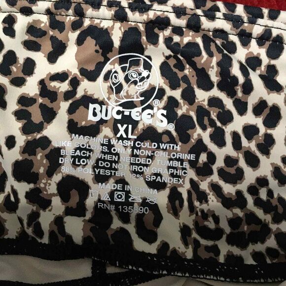 BUC-EE'S Leopard Print Ankle Length Athletic Size XL - Picture 6 of 9